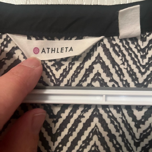 ATHLETA Kimssa Herringbone Tunic Swim Coverup Medium - Picture 4 of 8